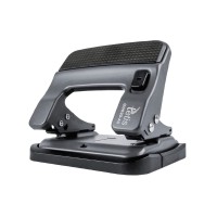 Dziurkacz biurowy metalowy Tetis szary, 30 arkuszy