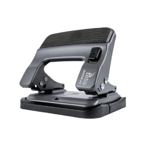 Dziurkacz biurowy metalowy Tetis szary, 30 arkuszy