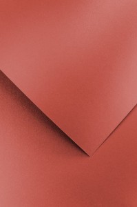 Papier wizytówkowy Pearl A-4 Galeria Papieru, 20 arkuszy, czerwony