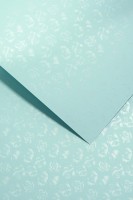 Papier wizytówkowy Małe Róże A-4 Galeria Papieru, 20 arkuszy, błękitny