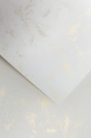 Papier wizytówkowy Marmur A-4 Galeria Papieru, 20 arkuszy, złoty