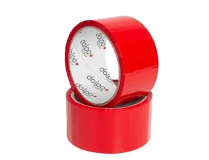 Taśma pakowa Dalpo 48mm x 50m, czerwona akrylowa