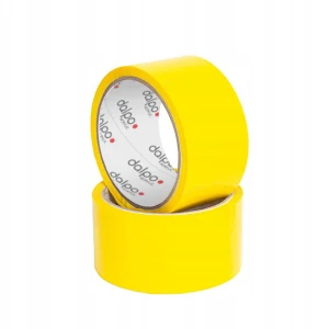 Taśma pakowa Dalpo 48mm x 50m, żółta akrylowa