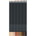 Kredki trójkątne Black Edition Skin Tones 12 kolorów Faber-Castell