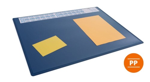 Podkład na biurko Durable 65 x 50 cm z kalendarzem i przezroczystą nakładką PP