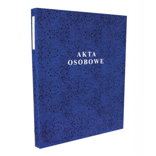 Teczka akt osobowych Konfex, oprawa twarda, niebieska