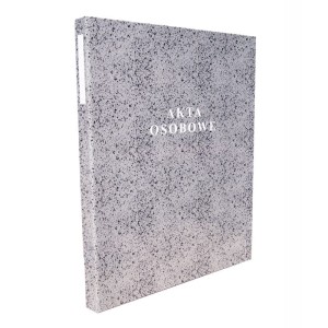 Teczka akt osobowych Konfex, oprawa twarda,  szara