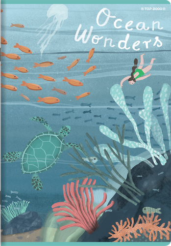 Zeszyt A-5 TOP-2000 Ocean Wonders 32 kartki, kratka 