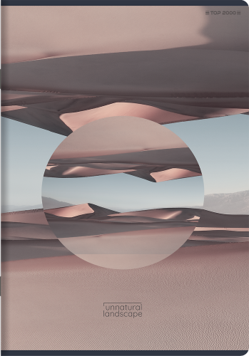 Zeszyt A-4 TOP-2000 Unnatural Landscape 60 kartek, kratka 