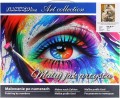 Zestaw kreatywny Malowanie po numerach 30x40cm Wilki Flamingo Line  