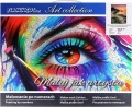 Zestaw kreatywny Malowanie po numerach 30x40cm Klify Flamingo Line   