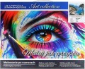 Zestaw kreatywny Malowanie po numerach 30x40cm Pejzaż 1 Flamingo Line    