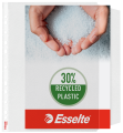 Koszulki groszkowe Esselte z klapką, 30% PP z recyklingu, A-4, 90µm, 10 sztuk