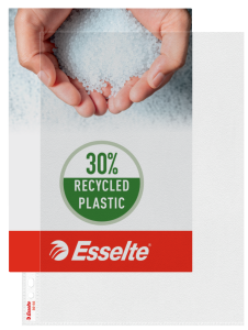 Koszulki groszkowe Esselte z dostępem od góry i z lewej strony A-4, 115µm, 100 sztuk