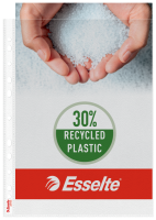 Koszulki groszkowe Esselte  30% PP z recyklingu A-4, 115µm, 100 sztuk