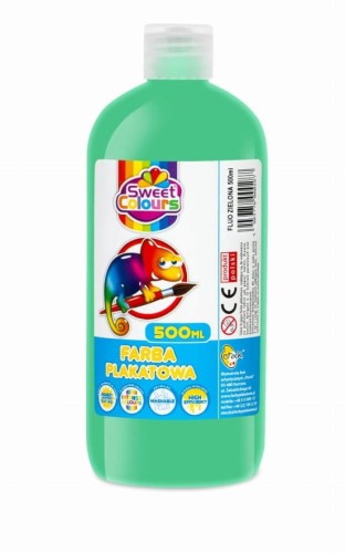 Otocki farba plakatowa  500ml, fluorescencyjna zielona