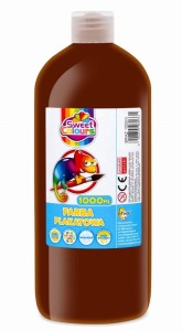 Otocki farba plakatowa 1 litr,  ciemnobrązowa