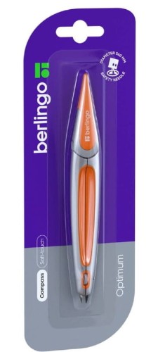 Cyrkiel metalowy Berlingo Optimum na grafity, mix kolorów 