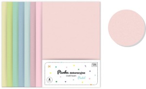 Pianka dekoracyjna A-4 Interdruk Pastel, 8 sztuk 