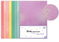 Pianka dekoracyjna A-4 Interdruk Glitter Pastel, 8 sztuk  