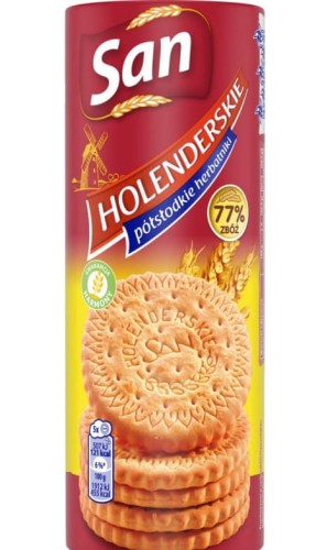 Ciastka herbatniki holenderskie San półsłodkie, 150g