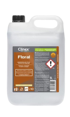 Płyn Clinex Floral uniwersalny, mydło marsylskie 5L 