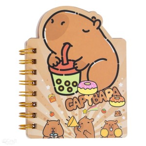 Notes na spirali Kapibara, 50 kartek 