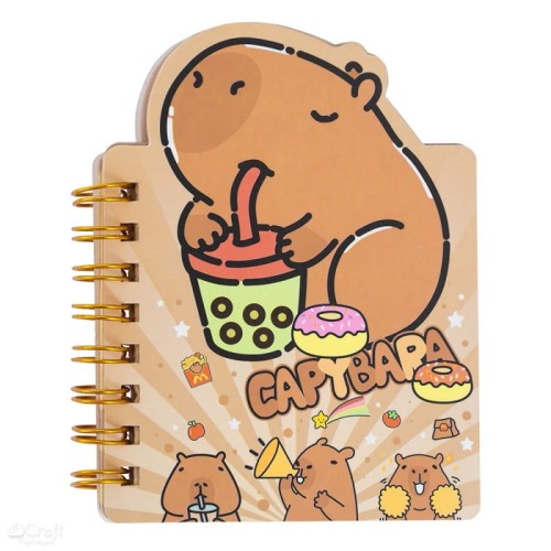 Notes na spirali Kapibara, 50 kartek 