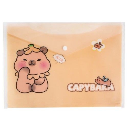 Teczka kopertowa na zatrzask A-4, Kapibara