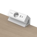Listwa zasilająca Fellowes Power Desk Typ E 230V + USB-A + USB-C, biały