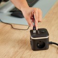 Kostka zasilająca Fellowes Power Cube® Typ E, czarny