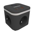 Kostka zasilająca Fellowes Power Cube® Typ E, czarny