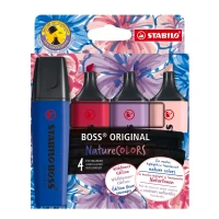 Zakreślacz Stabilo  Boss NatureCOLORS  Wildflower , 4 kolory