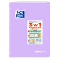 Zeszyt 3w1 Oxford EasyBook  pastel A5 60 kartek, kratka 