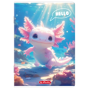 Zeszyt A-4 Herlitz, 32 kartki, linia podwójna