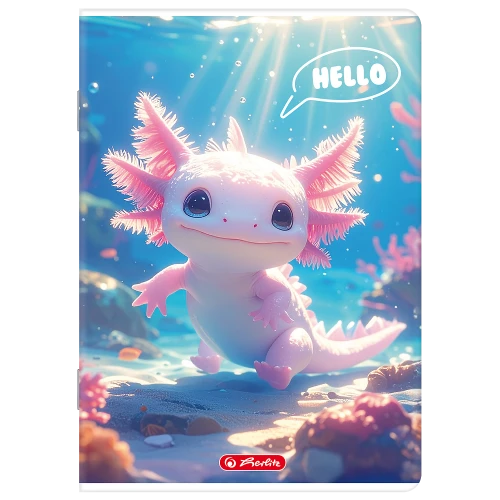 Zeszyt A-4 Herlitz, 32 kartki, linia podwójna