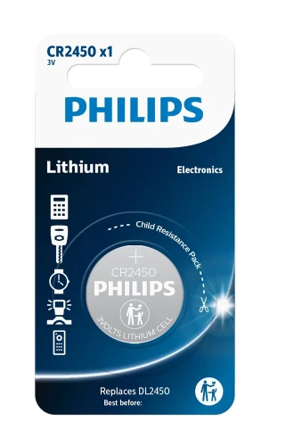 Bateria CR2450 Philips litowa 3V
