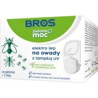 Bros Zielona Moc  Elektro lep na owady UV + wkłady