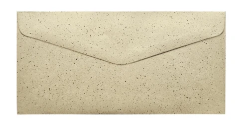 Koperta ozdobna DL  pepper brązowy, 120g, 10 sztuk 