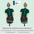 Stołek ergonomiczny Leitz Ergo Active, balansujący