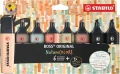 Zakreślacz Stabilo  Boss NatureCOLORS  6 kol. + 2 markery czarne