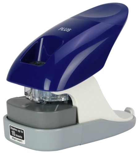 Zszywacz bezzszywkowy Plus Staple-Free, niebieski