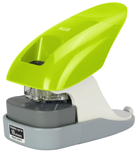 Zszywacz bezzszywkowy Plus Staple-Free, zielony