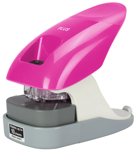 Zszywacz bezzszywkowy Plus Staple-Free, różowy