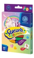 Masa plastyczna Sensorio Kids Jednorożec, 10 kolorów