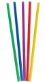 Słomki wielorazowe proste, 22 cm, 20 sztuk, mix kolorów