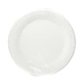 Talerz papierowy 23 cm, 10 sztuk, biały 