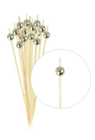 Szpilki do koreczków kule disco 12 cm, 16 sztuk