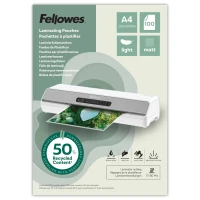Folia do laminowania Eco Fellowes A-4 matowa, 80μm, 100 sztuk  