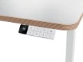 Biurko elektryczne 140x80 cm Leitz Ergo do pracy w pozycji siedzącej i stojącej 